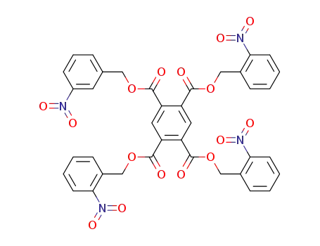 1,2,4,5-tetra-(o-nitrobenzyl) benzoate