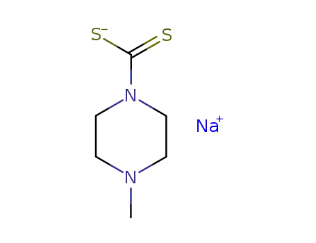 Molecular Structure of 5712-49-2 (SODIUM, 4-METHYL-PIPERAZINE-1-CARBODITHIOATE)