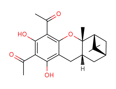 1-(5-Acetyl-6,8-dihydroxy-2,14,14-trimethyl-3-oxatetracyclo[11.1.1.02,11.04,9]pentadeca-4,6,8-trien-7-yl)ethan-1-one
