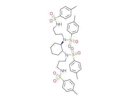 (R,R)-N,N'-(cyclohexane-1,2-diyl)-N,N',N'',N'''-tetrakis(p-toluenesulphonyl)bis(propane-1,3-diamine)
