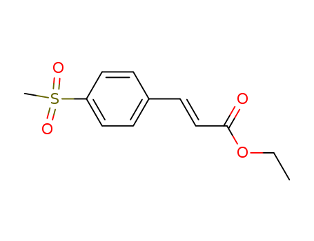 2-Propenoic acid, 3-[4-(methylsulfonyl)phenyl]-, ethyl ester, (E)-