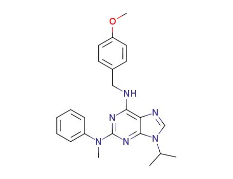 2-(N-methylphenylamino)-6-(4-methoxybenzylamino)-9-isopropylpurine