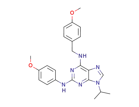 2-(4-methoxyphenylamino)-6-(4-methoxybenzylamino)-9-isopropylpurine