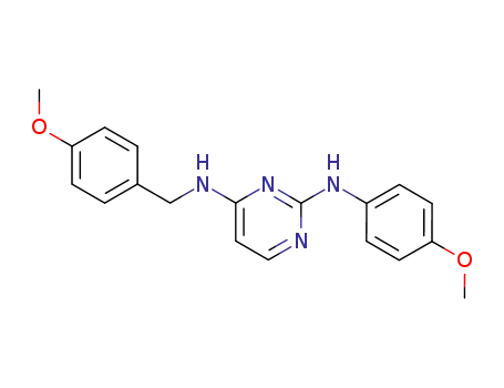 N4-(4-methoxy-benzyl)-N2-(4-methoxy-phenyl)-pyrimidine-2,4-diamine