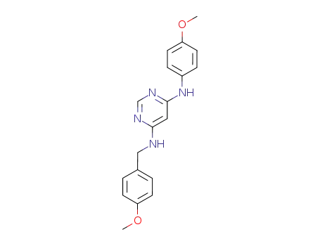 N-(4-methoxy-benzyl)-N'-(4-methoxy-phenyl)-pyrimidine-4,6-diamine