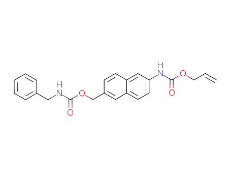 Carbamic acid, (phenylmethyl)-,
[6-[[(2-propenyloxy)carbonyl]amino]-2-naphthalenyl]methyl ester