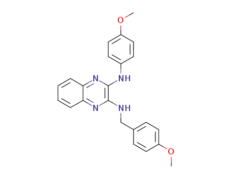 N-(4-methoxy-benzyl)-N'-(4-methoxy-phenyl)-quinoxaline-2,3-diamine