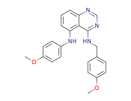 N4-(4-methoxy-benzyl)-N5-(4-methoxy-phenyl)-quinazoline-4,5-diamine