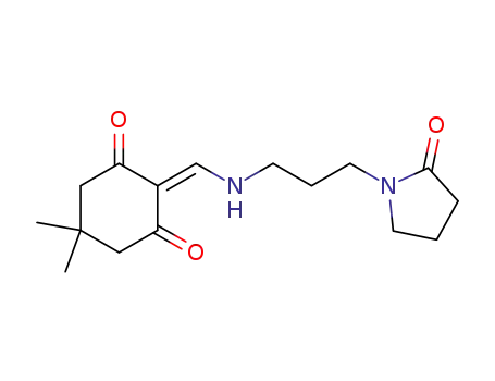 5,5-dimethyl-2-[3-(2-oxopyrrolidin-1-yl)propylaminomethylene]-1,3-cyclohexanedione