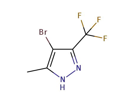 Molecular Structure of 60061-68-9 (4-Bromo-3-methyl-5-(trifluoromethyl)-1h-pyrazole)