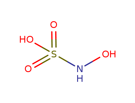 Molecular Structure of 13598-45-3 (Sulfamic acid, hydroxy-)