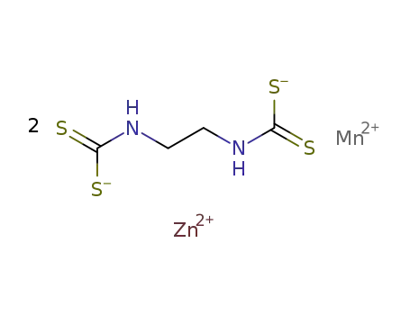 Manganese,[N-[2-[(dithiocarboxy)amino]ethyl]carbamodithioato(2-)-kS,kS']-, mixt.with [N-[2-[(dithiocarboxy)amino]ethyl]carbamodithioato(2-)-kS,kS']zinc