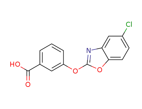 5-(5-chloro-2-benzoxazolyloxy) benzoic acid