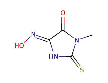 1-methyl-2-thioxo-imidazolidine-4,5-dione-4-oxime