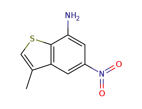 3-methyl-5-nitro-7-aminobenzothiophene
