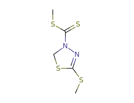 5-methylsulfanyl-[1,3,4]thiadiazole-3-carbodithioic acid methyl ester