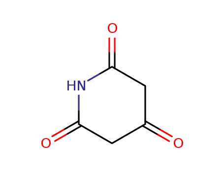 Molecular Structure of 5768-12-7 (2,4,6-Piperidinetrione(9CI))