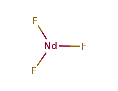 Molecular Structure of 13709-42-7 (Neodymium trifluoride)