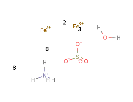 ammonium iron(II,III) sulfate*3H2O