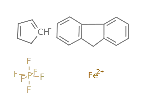 Molecular Structure of 38959-35-2 (CYCLOPENTADIENYL(FLUORENE)IRON HEXAFLUOROPHOSPHATE)