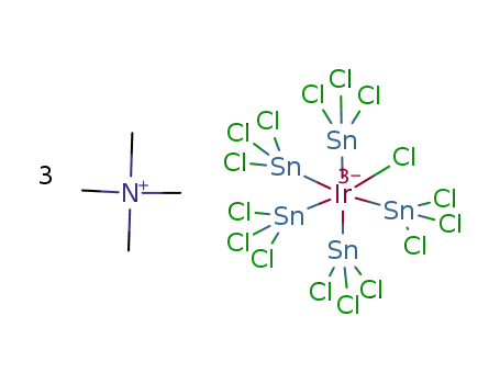 (Me4N)3{Ir(III)(trichlorostannide)5Cl}