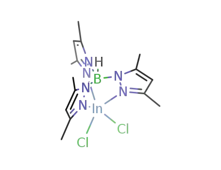 (tris(3,5-dimethyl-1-pyrazolyl)hydridoborate)InCl2
