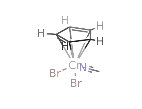 acetonitrile(η5-cyclopentadienyl)dibromochromium(III)