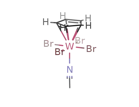 acetonitrile(η5-cyclopentadienyl)tetrabromotungsten(V)