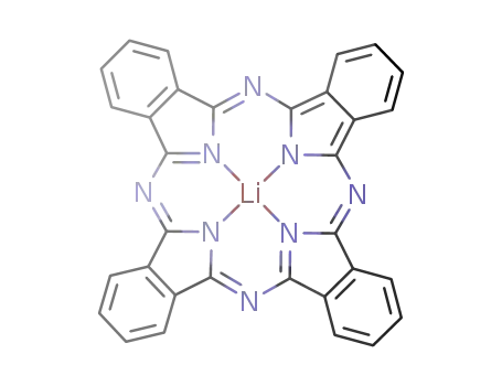 Molecular Structure of 111716-29-1 (lithium phthalocyanine)