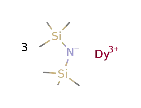 Molecular Structure of 132656-41-8 (Silanamine, 1,1,1-trimethyl-N-(trimethylsilyl)-, dysprosium(3+) salt)