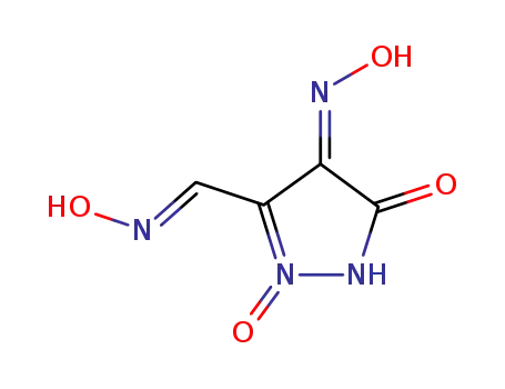 4-hydroxyimino-5-oxo-2-oxy-4,5-dihydro-1H-pyrazole-3-carbaldehyde-oxime