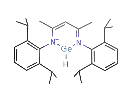 (HC(CMeNC-2,6-i-Pr2C6H3)2)-germanium(II) hydride