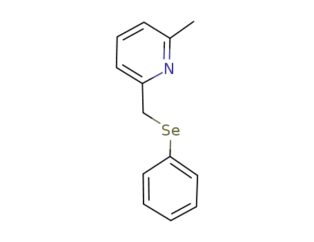 Molecular Structure of 404361-88-2 (Pyridine, 2-methyl-6-[(phenylseleno)methyl]-)
