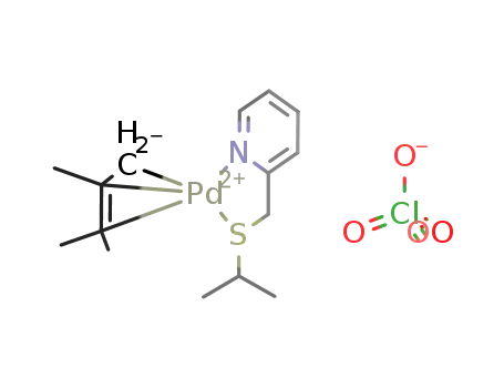 [Pd(η3-1,1,2-Me3C3H2)(2-isopropylthiomethylpyridine)](ClO4)