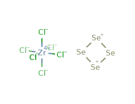 cyclo-tetraselenium(2+) hexachlorozirconate(2-)