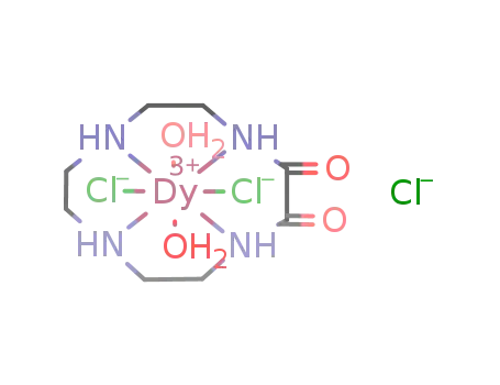 Dy(C8H16O2N4)Cl2(H2O)2(1+)*Cl(1-)=[Dy(C8H20Cl2N4O4)]Cl