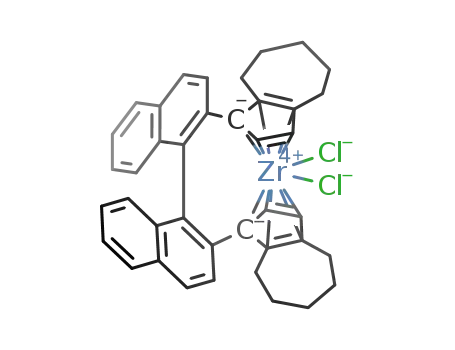 ansa-[2,2'-bis(bicyclo[5.3.0]-deca-1(10),7(8)-dien-9-yl)-1,1'-binaphthyl]-dichlorozirconium