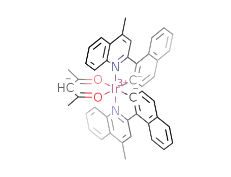 Ir(4-methyl-2-(naphthalen-1-yl)quinoline(1-))2(acetylacetonate)