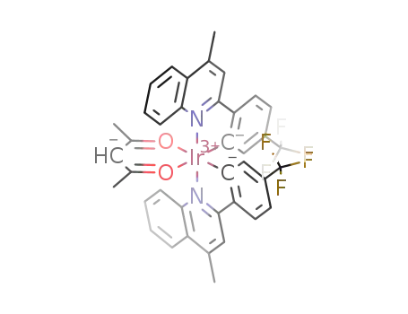 Ir(2-(4-trifluoromethylphenyl)-4-methylquinoline(1-))2(acetylacetonate)