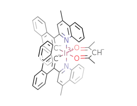 Ir(4-methyl-2-(phenanthren-10-yl)quinoline(1-))2(acetylacetonate)