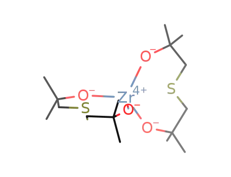 [Zr(bis(2-hydroxy-2-methylpropyl)sulfide(-2H))2]