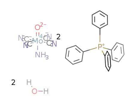 tetraphenylphosphonium amminetetracyanooxomolybdate(IV) dihydrate
