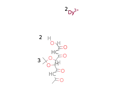 (3R,4R-bis(1,3-butandione)-2,2-dimethyldioxolane(2-))3Dy2*2H2O