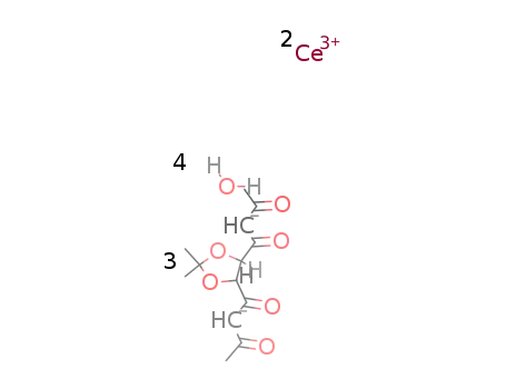 (3R,4R-bis(1,3-butandione)-2,2-dimethyldioxolane(2-))3Ce2*4H2O