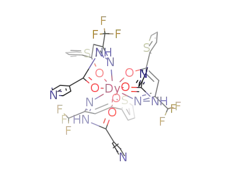 dysprosium(III), 2-thenoyltrifluoroacetone isonicotinoyl hydrazone complex