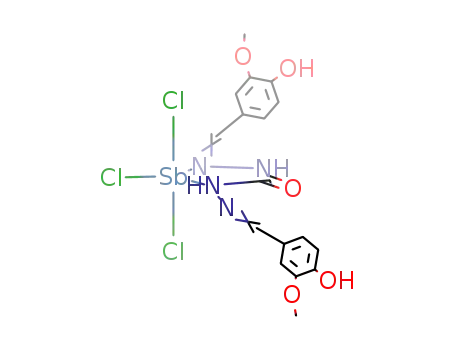 Sb((C6H3(OH)(OCH3)CHNNH)2CO)Cl3