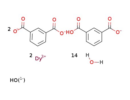 dysprosium(III)(OH)(C6H4(COO)2)(H2O)4*dysprosium(III)(C6H4(COO)2)(C6H4(COOH)(H2O)4*6H2O