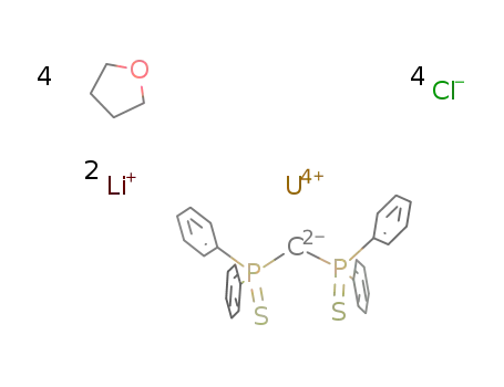 [Li2(THF)4U((Ph2P(=S))2C)Cl4]