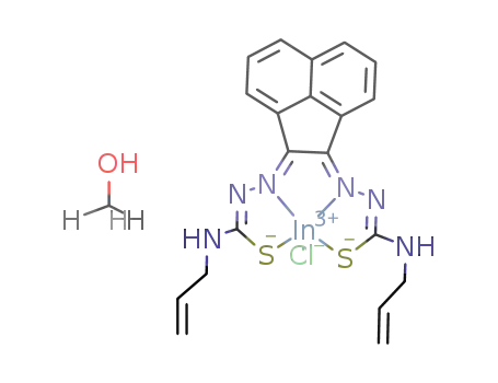 [indium chloride bis(4-allyl-3-thiosemicarbazonate)acenaphthenequinone]*(methanol)