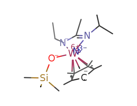 (η5-C5Me5)W[N(iPr)C(Me)N(iPr)](nitrido)(OSiMe3)